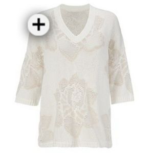 CAbi Spring 21 NEW Lotus pullover sz M